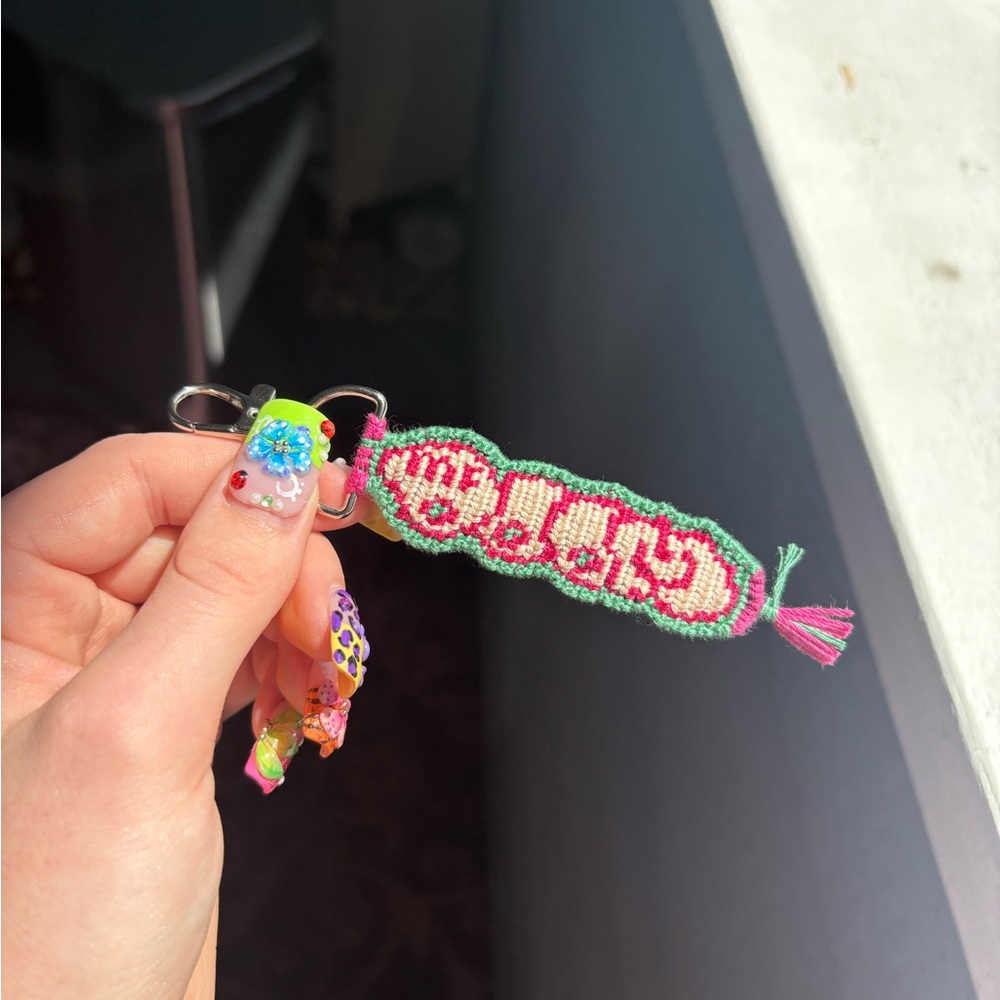 handmade mf doom keychain